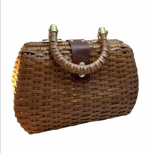 Vintage c1960s Stein Basket weave purse bag